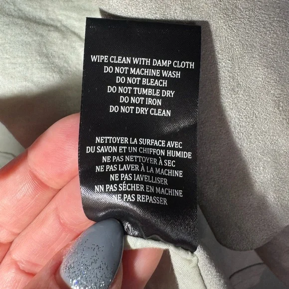 Blank NYC Faux Leather Moto Jacket, like New size Medium, cream color - Picture 8 of 9